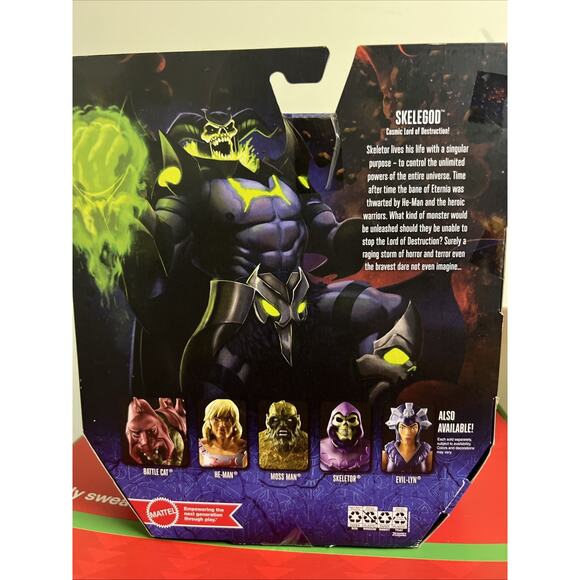 Masters of The Universe Revelation Skelegod Skelter 7.5-inch Figure New - Picture 3 of 4